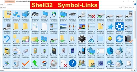 Win10 Shell32 Icons Als Link Verknüfungen Codedocude Sonstiges