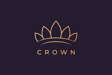 Crown Logo With Luxury And Modern Style Graphic By Murnifine · Creative