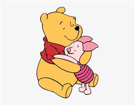 Winnie The Pooh Clipart Hugging Winnie The Pooh And Piglet Hugging