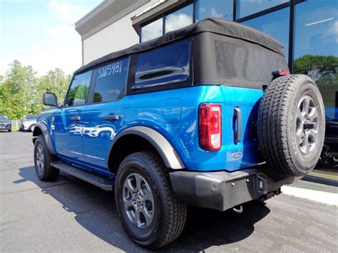 2022 Ford Bronco Big Bend 4 Door 4x4 0 Miles Blue Suv 23l Ecoboost I 4