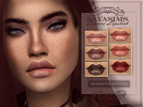 S A Y A — Sayasims ~ Sincere Lipstick 51 Colour Options