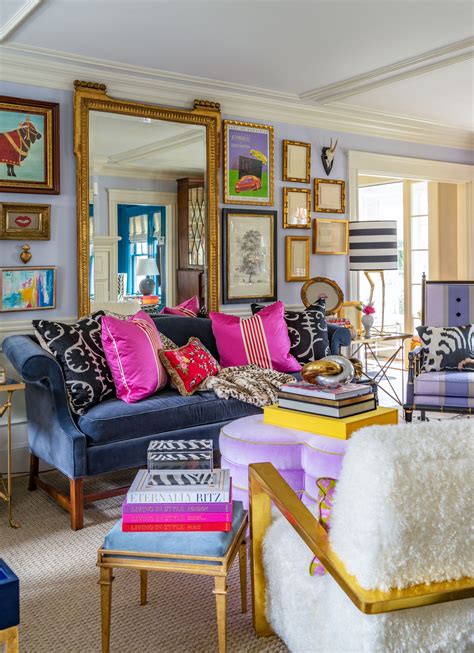 Vibrant Living Room Inspiration By Liz Caan And Co Eclectic Living
