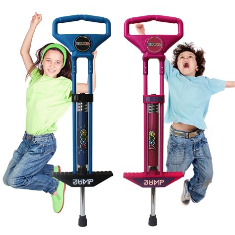 Pogo Stick Spring Powered Outdoor Jump Game Toy For Kids Boys Girls