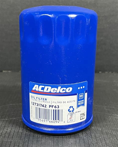 Ac Delco Pf63 Cross Reference Oil Filters Oilfilter