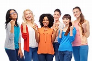 Group of diverse, smiling women - Study Finds