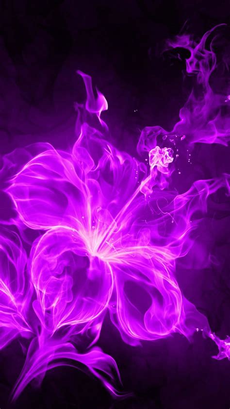 1440x2560 hd purple galactic cloud galaxy note 4 wallpapers. Purple Flower Art Wallpaper iPhone | 2020 Live Wallpaper HD