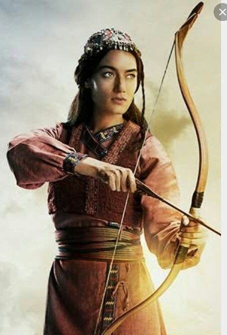 Dirilis Ertugrul Aykız Women Woman archer Turkish women beautiful