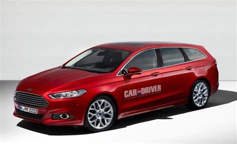 2014 Ford Mondeo Fusion Wagon Artists Rendering
