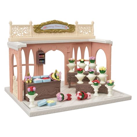 Calico Critters Town Series Blooming Flower Shop Fashion Dollhouse