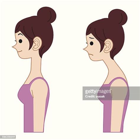 Bent Over Girls High Res Illustrations Getty Images