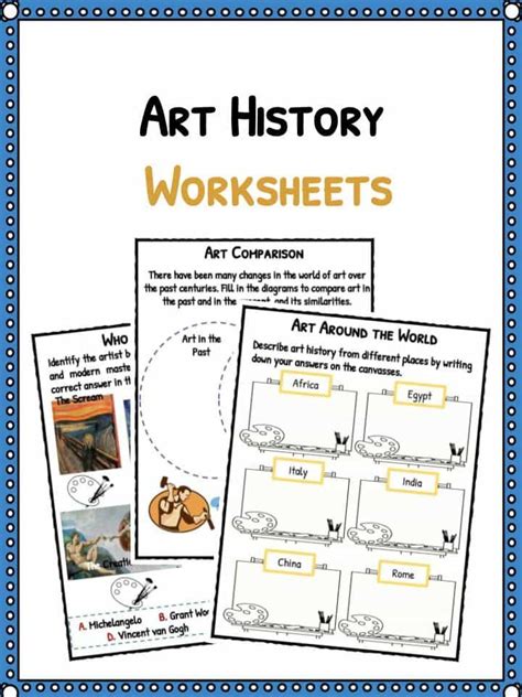 Free Art History Worksheets
