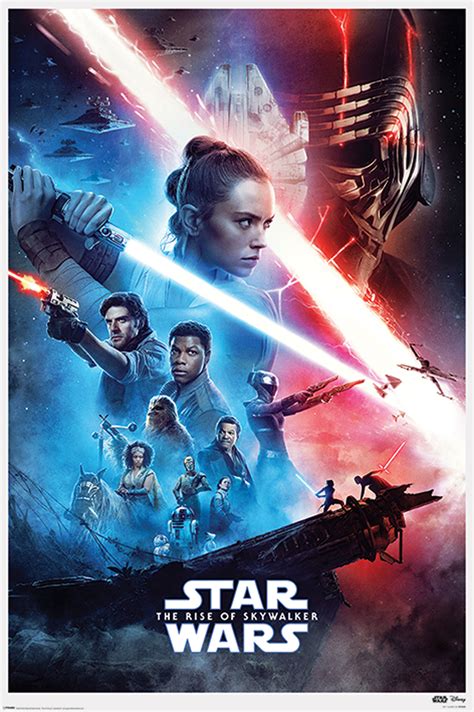 Star Wars Rise Of Skywalker Saga Poster 61x915