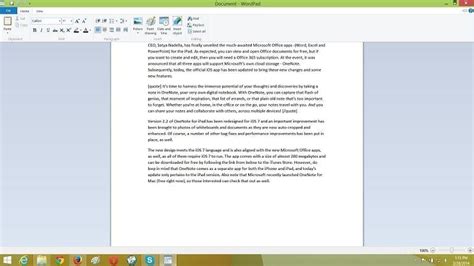 Wordpad In Windows 8 10 Becomes Cool With Spell Check Functions