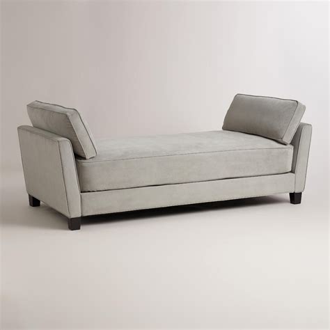 Dove Gray Velvet Lexlyn Daybed | Furniture, Daybed, Twin mattress size