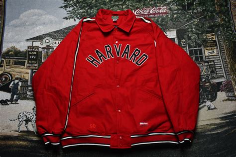 Vintage 1990s Harvard University Wool Varsity Jacket Ncaa Etsy