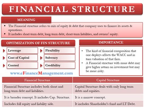 Financial Structure Meaning Importance And More