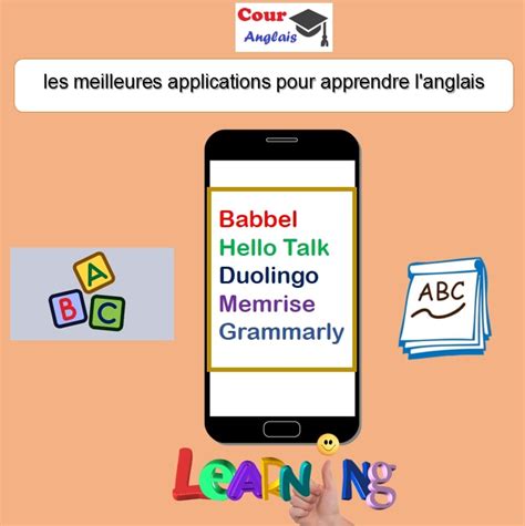 quels sont les applications mobiles pour apprendre l anglais cour anglais