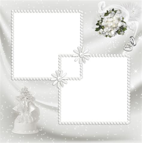 Transparent White Wedding Frame | Wedding frames, White wedding frame, Framed wedding photos