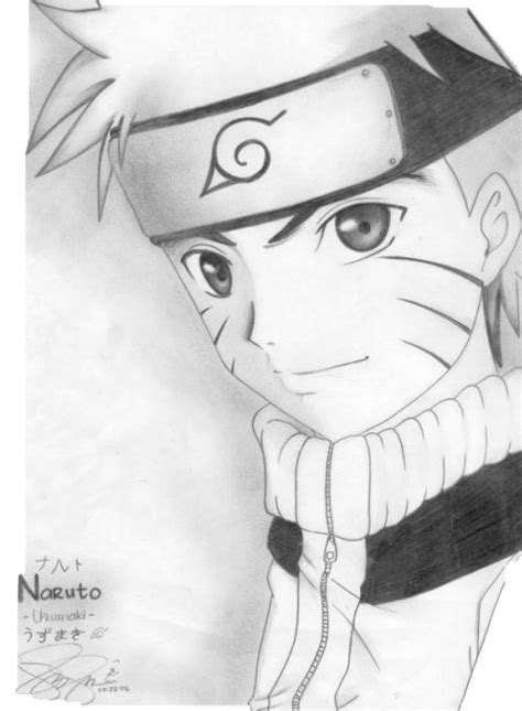 Naruto Black And White Style Original Bw Art Gallery Heaven And Earth