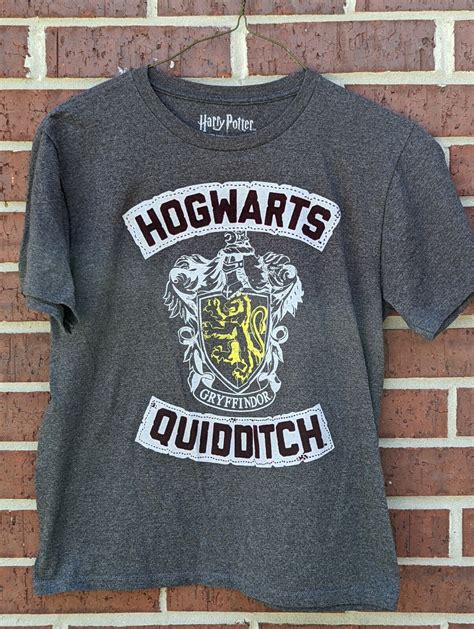 Harry Potter Grey Hogwarts Quidditch Gryffindor Short Gem