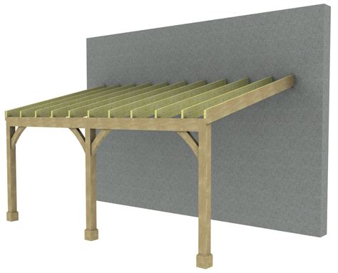 Carport kits will include all parts and accessories needed. 6m Lean to Carport - Post & Beam - Green Oak or Douglas Fir