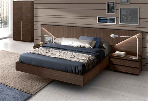 spain wood modern platform bed indianapolis