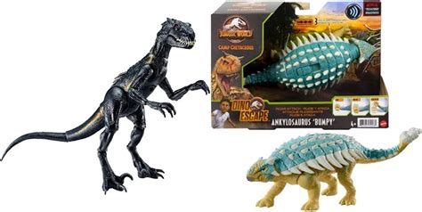 Jurassic World Figura De Dinosaurio Indoraptor Attack Ankylosaurus