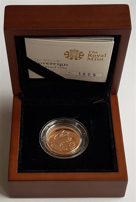 2011 Gold Proof Sovereign For Sale M J Hughes Coins