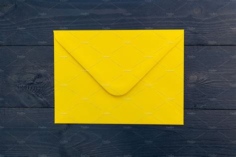 Yellow Envelope Featuring Envelope Stationery And Letter Business