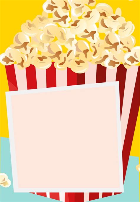 Free Clip Art Popcorn Template Peak Ph