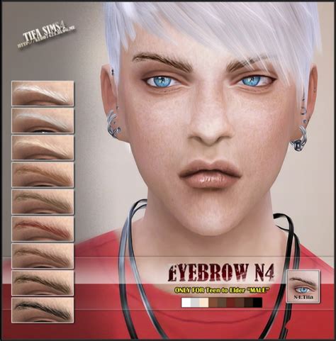 Eyebrow N4 For Males At Tifa Sims Sims 4 Updates