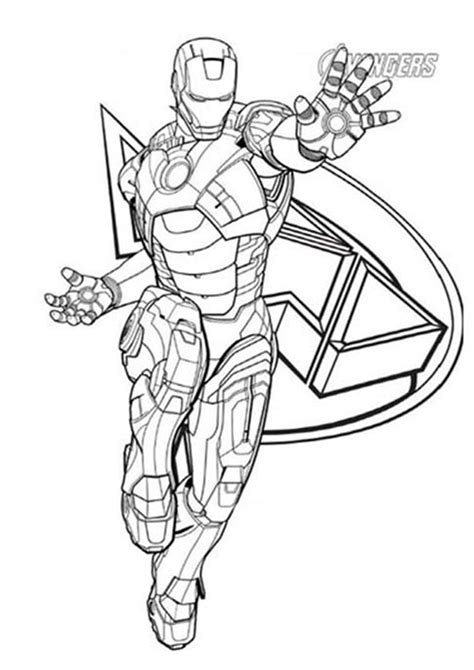 Free & Easy To Print Iron man Coloring Pages | Superhero coloring pages