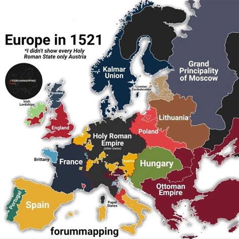 Mapas Mundiales On Instagram Europe In 1521 Maps Map History