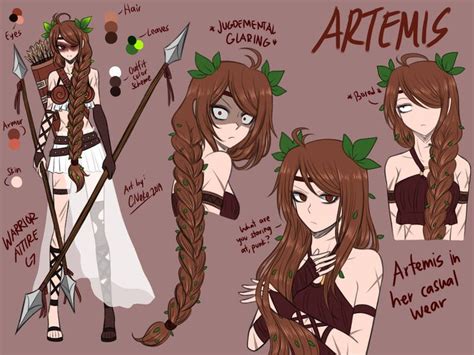 Warrior Goddess Artemis Makaria Extras By Cneko Chan On Deviantart