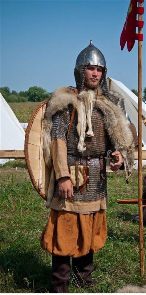 Medieval Slavic Costume Of Ancient Russia Viking Reenactment Celtic