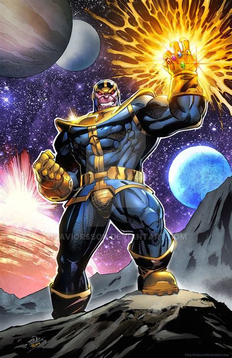 Thanos Colors By Saviorsson On Deviantart Marvel Comics Art Comic