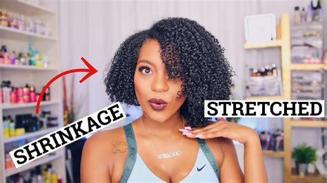 How I Stretch My Natural Curly Hair For Length Youtube