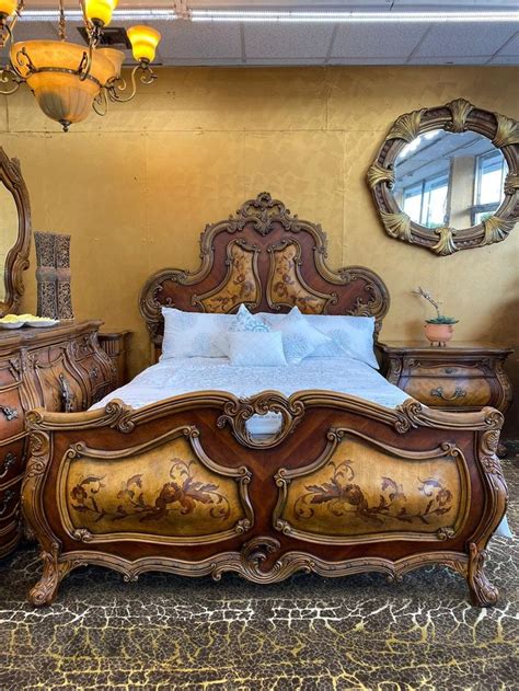 Aico By Michael Amini Palais Royale 5pc King Size Bedroom Set Etsy In