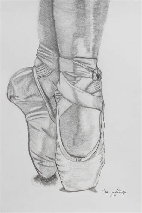 How can i create a range of value with the shading technique, blending (neatly creating value to show a gradient without visible directional pencil lines. Ballerina Shoes. Pencil Drawing | My Arts and Craft ...