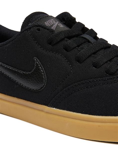 Nike Sb Check Canvas Shoe Youth Black Gum Surfstitch