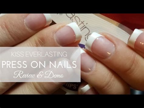 Kiss Everlasting French Nails Review Tutorial Pics