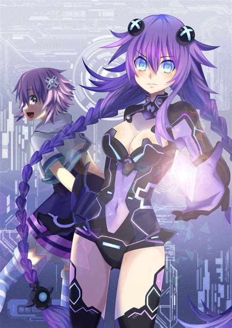 Hyperdimension Neptunia Neptune Purple Heart Cô Gái Phim Hoạt Hình
