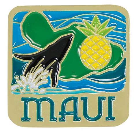 Pin Maui Whale Pineapple