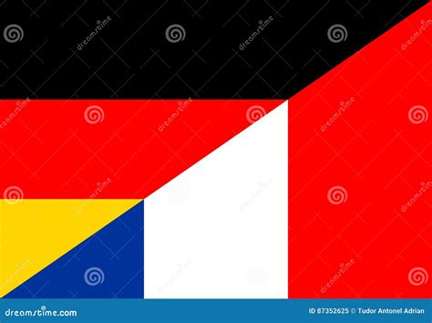 Germany France Flag Stock Illustration Illustration Of Countries