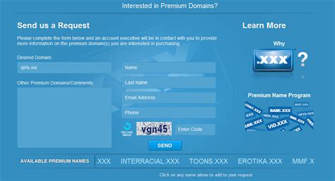 Xxx Registry Puts Asking Prices On Over 1000 Reserved Domains Many Like Pornstarxxx Remain
