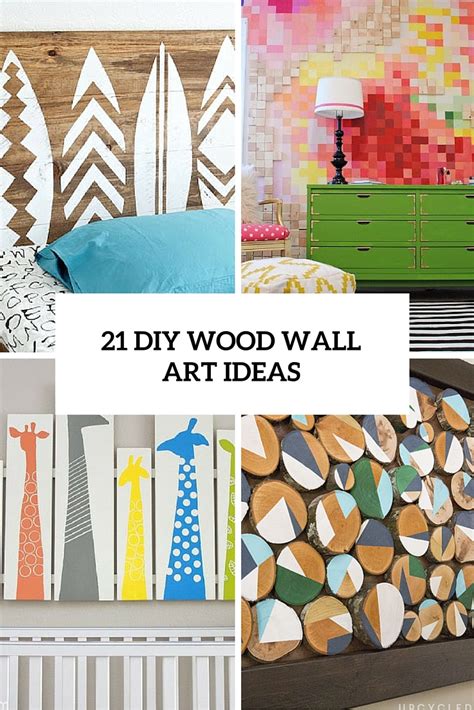 We've got lots of paintings, mosaics, and silhouettes right here that you can make with your and as fun as it is to track down wall art from retail stores, we'll suggest another way to dress up your living room or bedroom walls: 21 DIY Wood Wall Artwork Pieces For Any Space And Interior ...