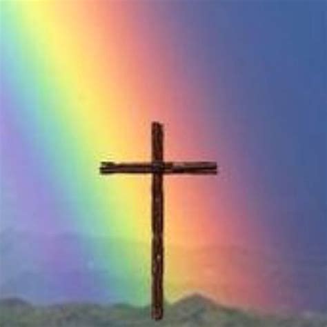 Cross And Rainbow Beautiful Mystical Pictures Rainbow Colors