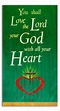 You shall love the Lord your God - Matt. 22:37 Bible Verse Banner ...