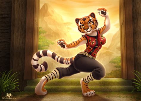 39259 Safe Artistdolphiana Master Tigress Kung Fu Panda Big Cat Feline Mammal Tiger