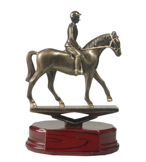 Horse And Rider Trophy Apex Trophies And Engraving